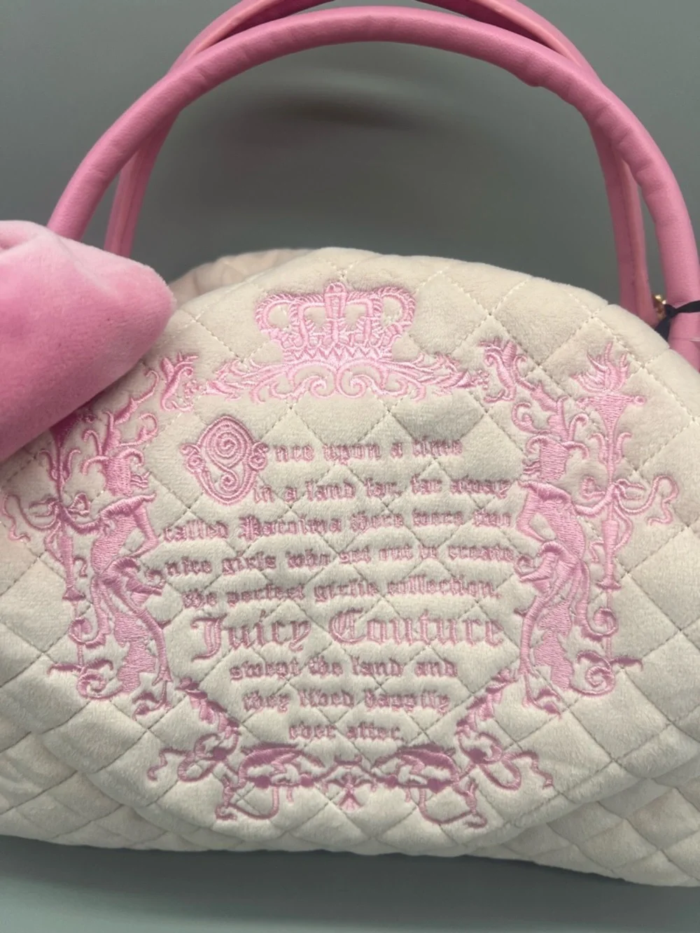 Juicy couture juicy tale bowlers purse